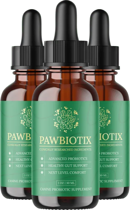 3 bottles of PawBiotix (2+1 bundle)