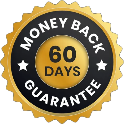 60 day money back guarantee badge